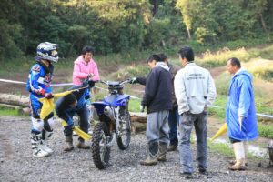 杵築でレース